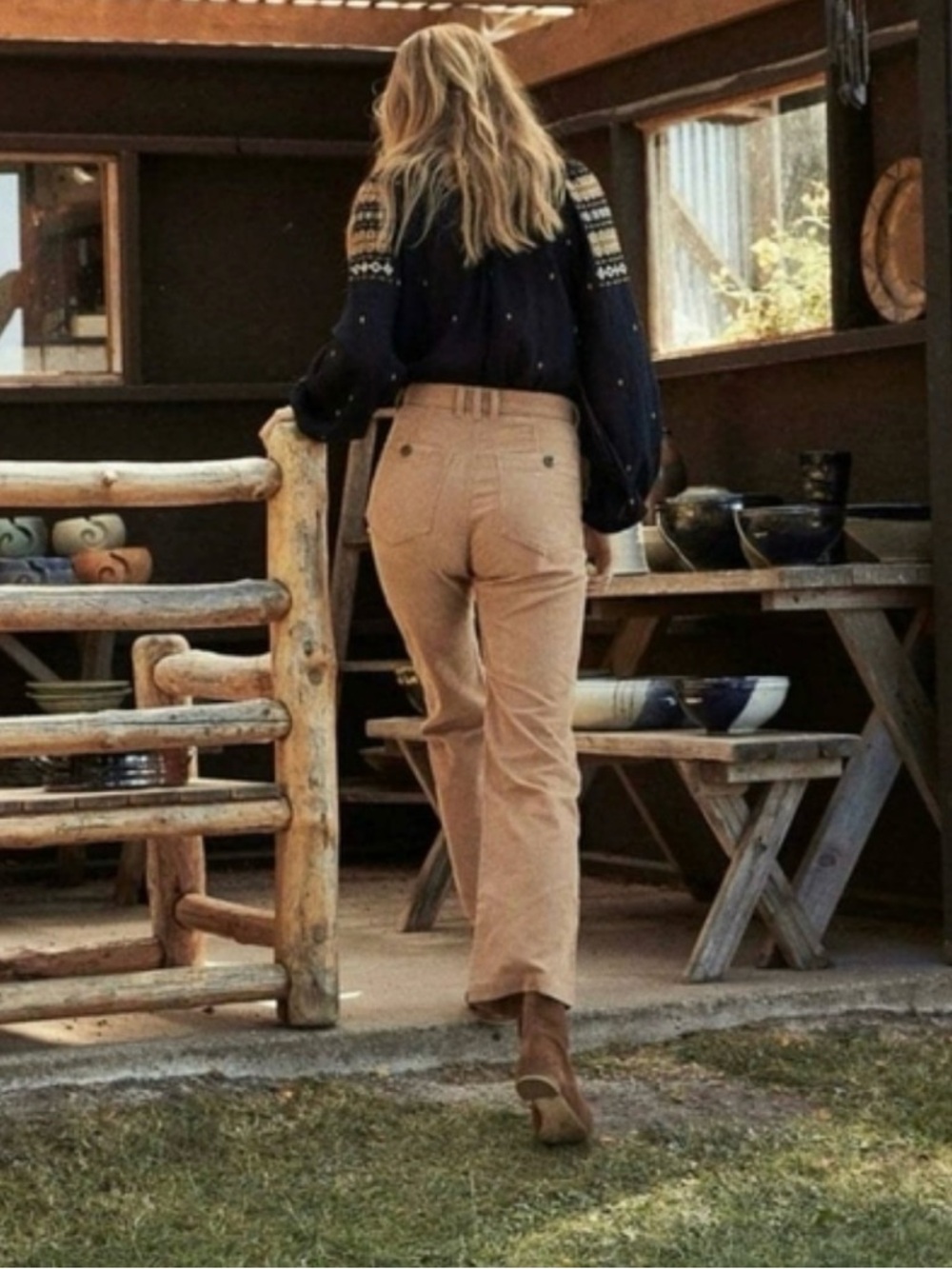 Doen Maritime Corduroy Pants in Camel